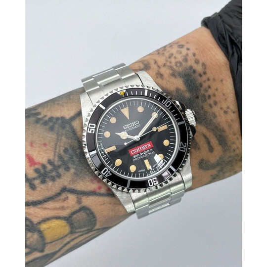 Custom Seiko Mod • Vintage Comex Submariner on Bracelet • 39mm